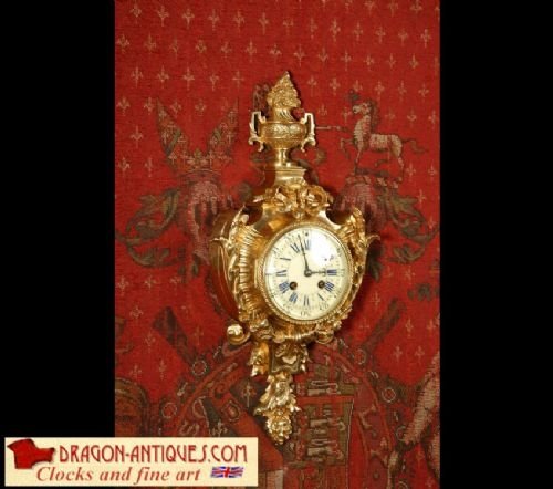 Stunning Louis Xvi Cartel Clock by A. D. Mougin ~ Antique French - Circa 1870.